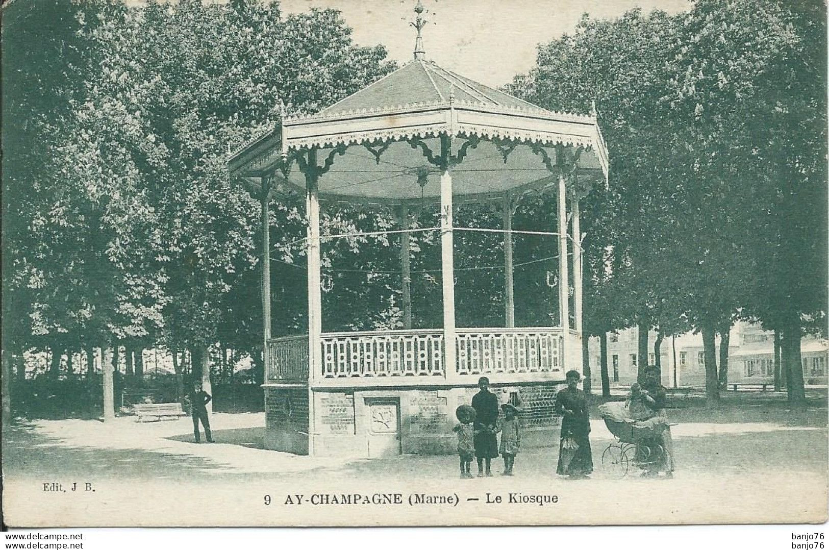 Ay-en-Champagne (51) - Le Kiosque - Animé - Ay En Champagne