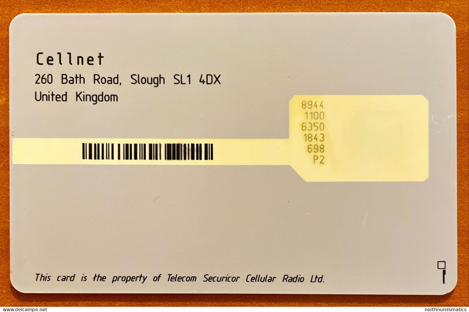 Cellnet Gsm  Chip Sim Card - Sammlungen