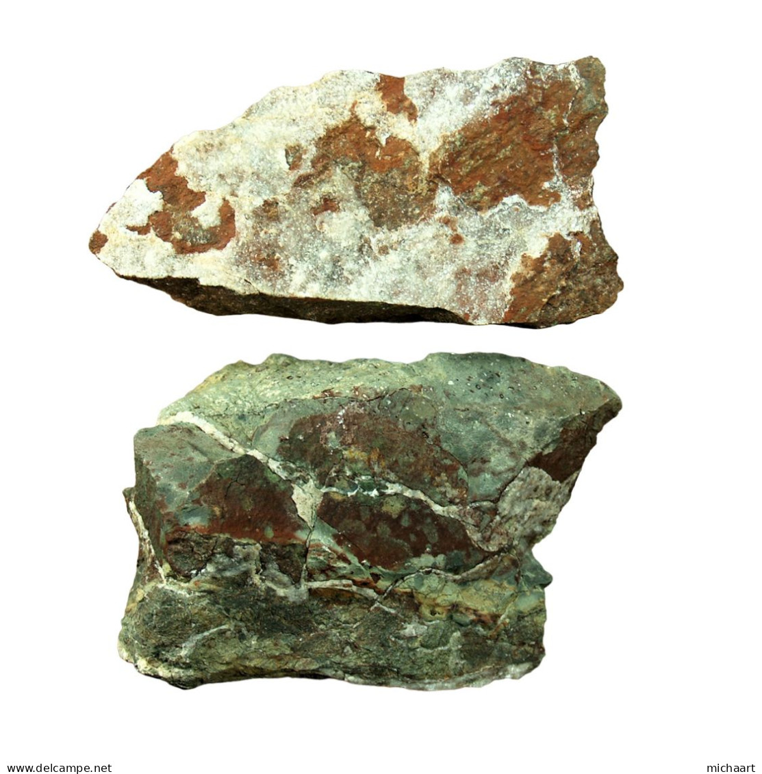 Upper Pillow Lava 2 Mineral Rock Specimens 767g Cyprus Troodos Ophiolite 04017 - Minerali