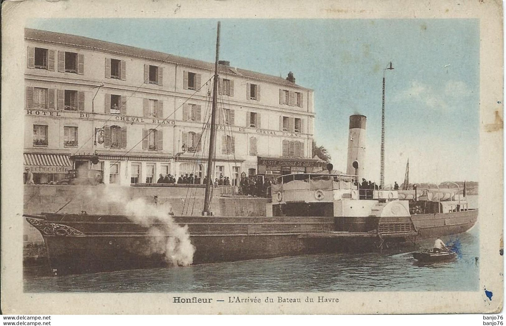 Honfleur (14) - L'arrivée Du Bateau Du Havre - Honfleur