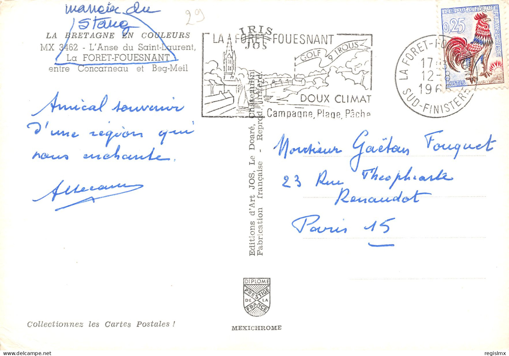 29-FINISTERE-N°3461-D/0039 - Other & Unclassified