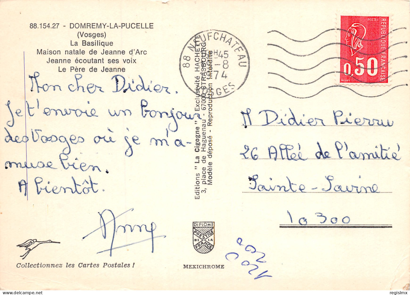 88-DOMREMY LA PUCELLE-N°3463-B/0099 - Domremy La Pucelle