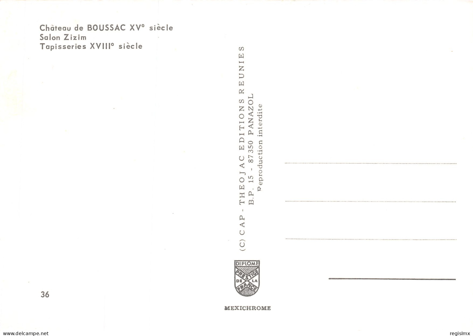 23-BOUSSAC-N°3463-A/0167 - Boussac