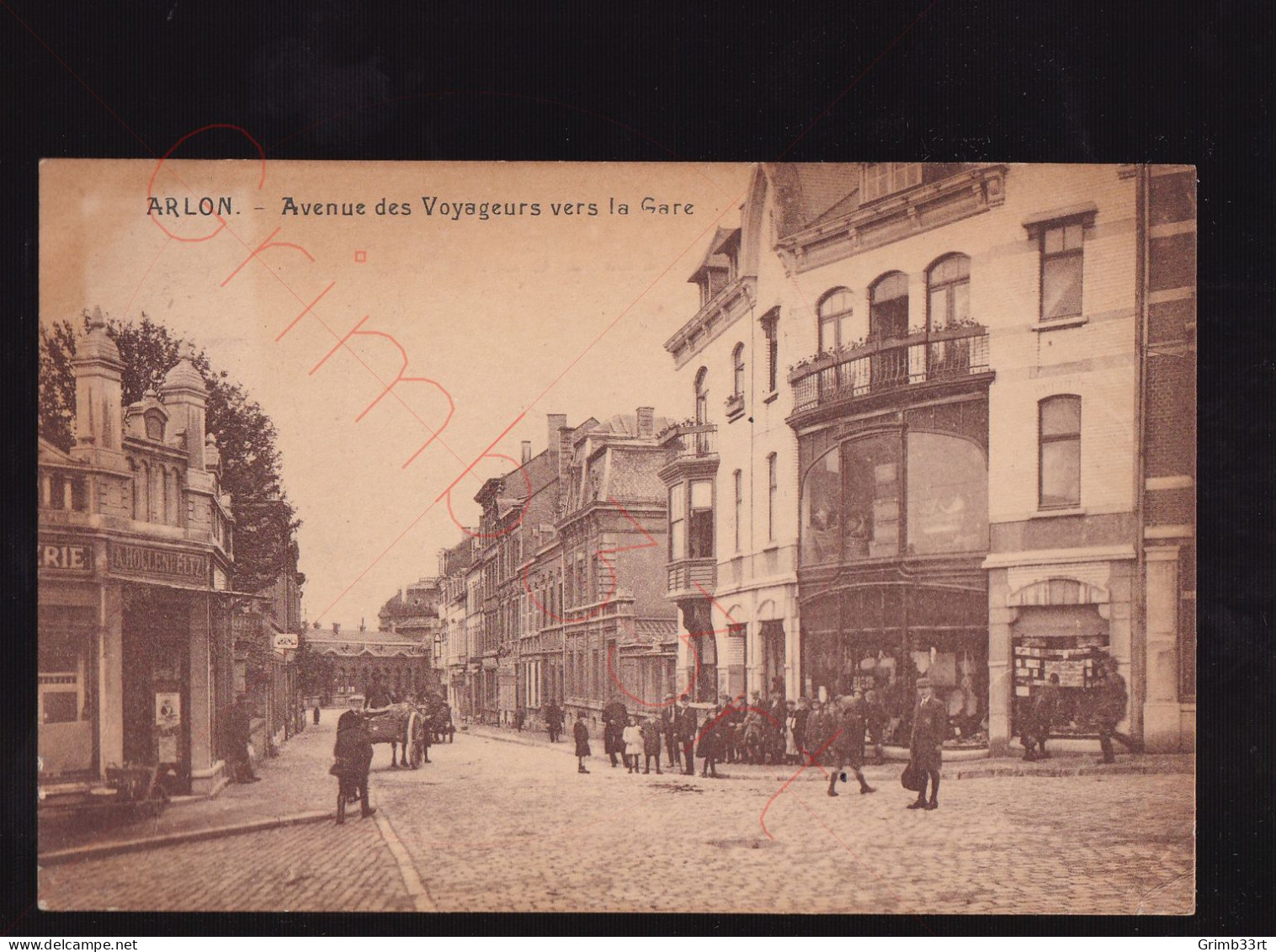 Arlon - Avenue Des Voyageurs Vers La Gare - Postkaart - Arlon