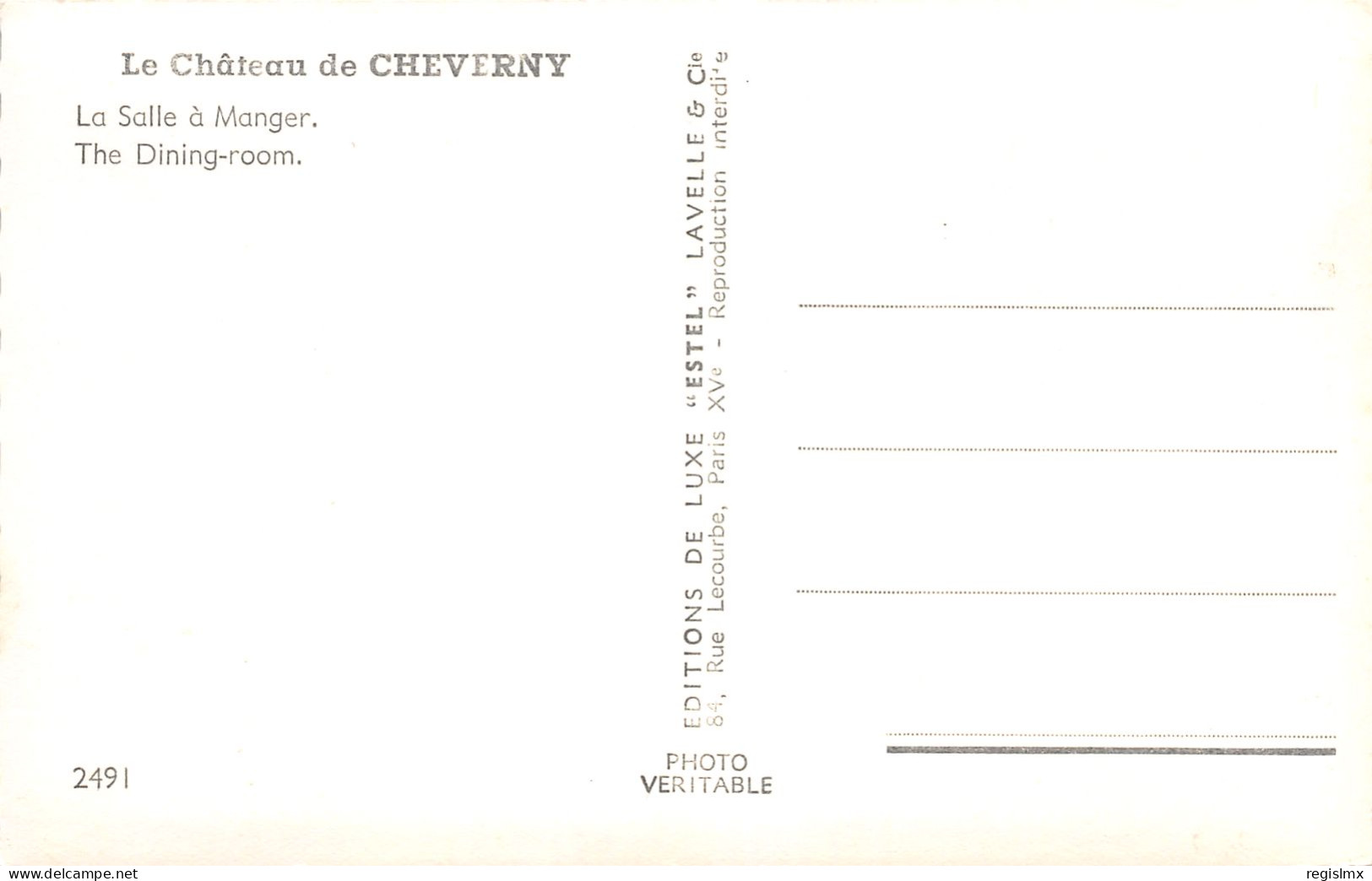 41-CHEVERNY-N°3462-E/0245 - Cheverny