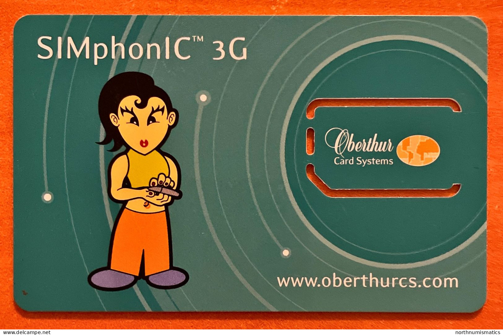 Oberthur Card Systems Gsm  Original Chip Sim Card - Collections