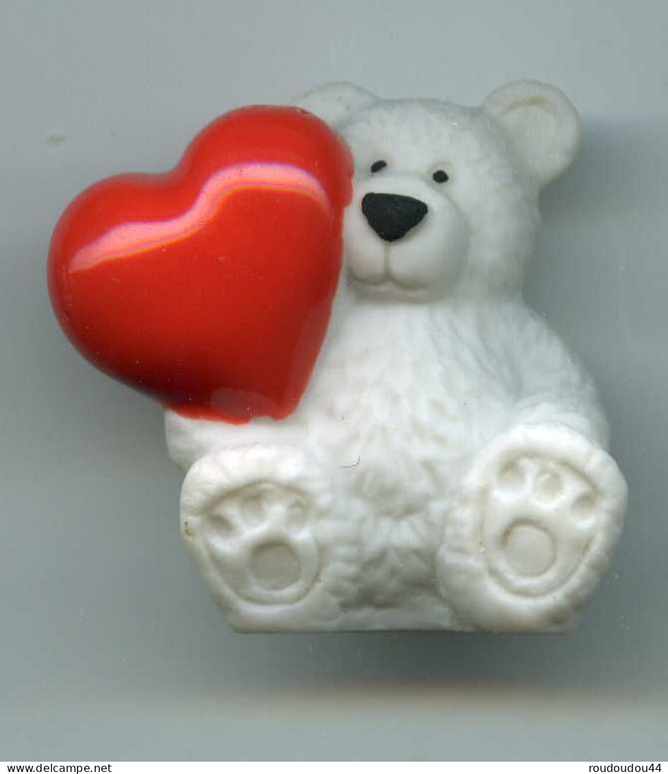 FEVES - FEVE -  OURS BLANC - NOUNOURS - COEUR ROUGE - Personaggi