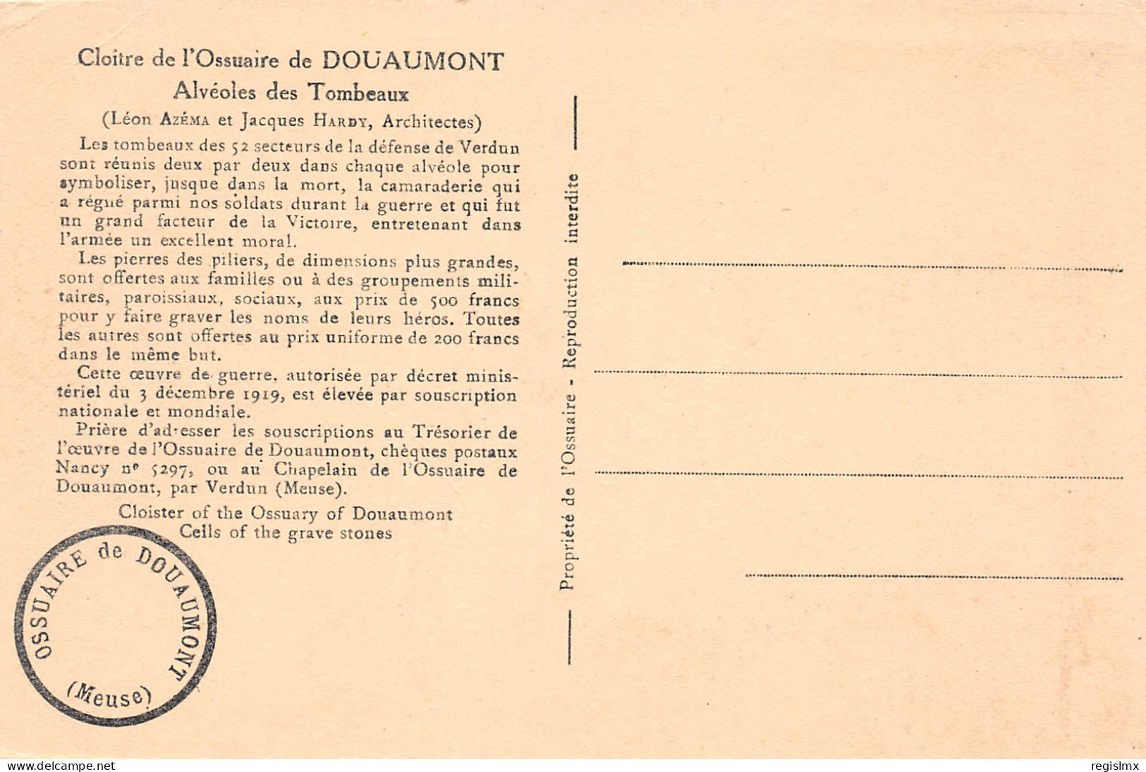 55-DOUAUMONT-N°3463-E/0307 - Douaumont
