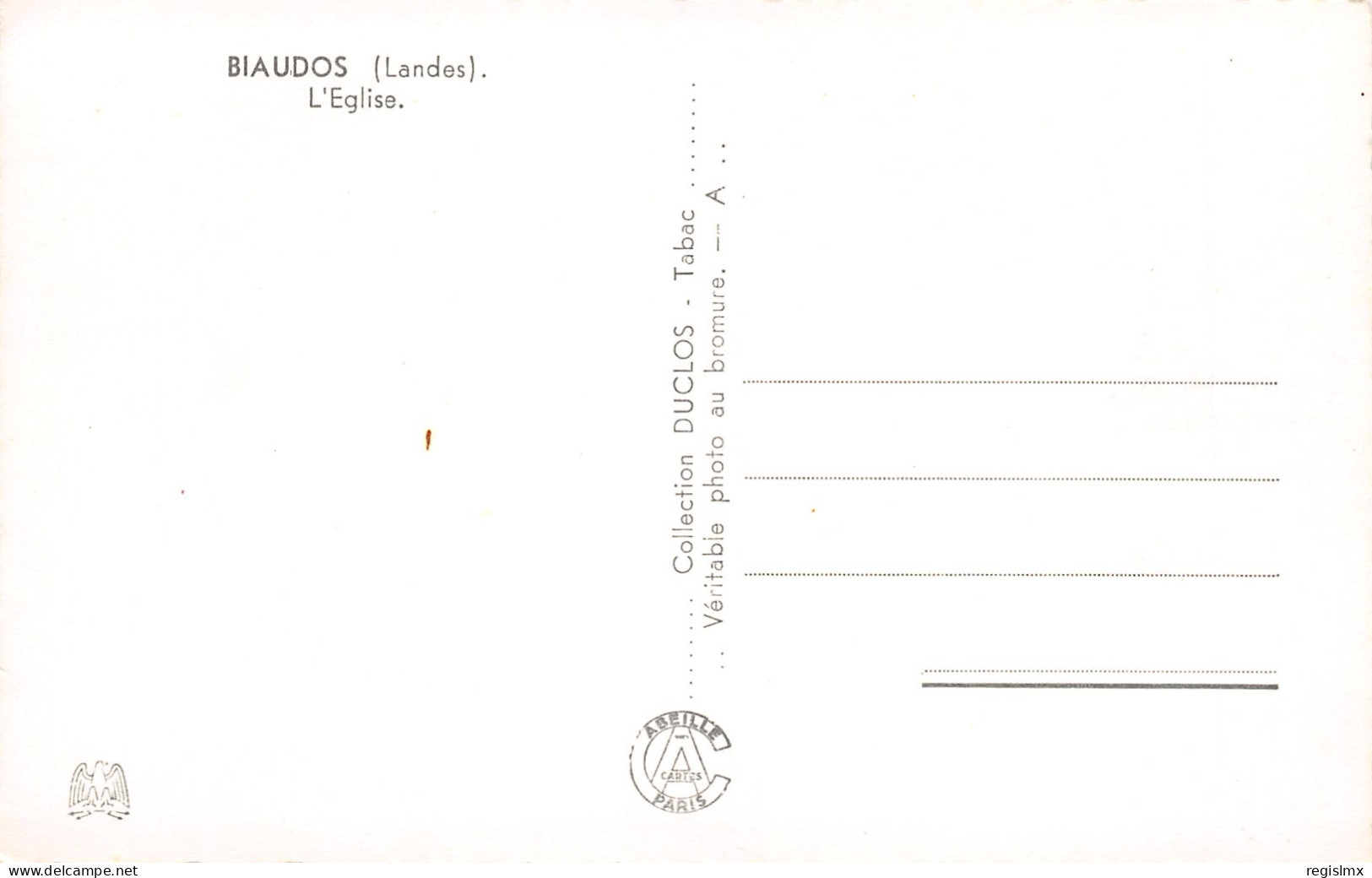 40-BIAUDOS-N°3464-E/0043 - Biscarrosse