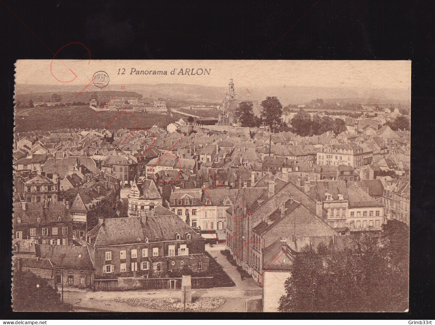 Arlon - Panorama D'Arlon - Postkaart - Arlon