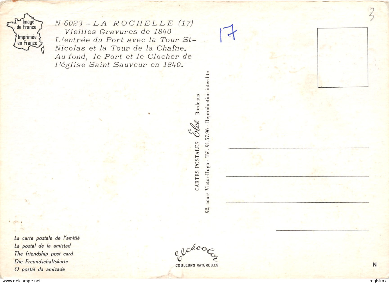 17-LA ROCHELLE-N°3464-B/0393 - La Rochelle