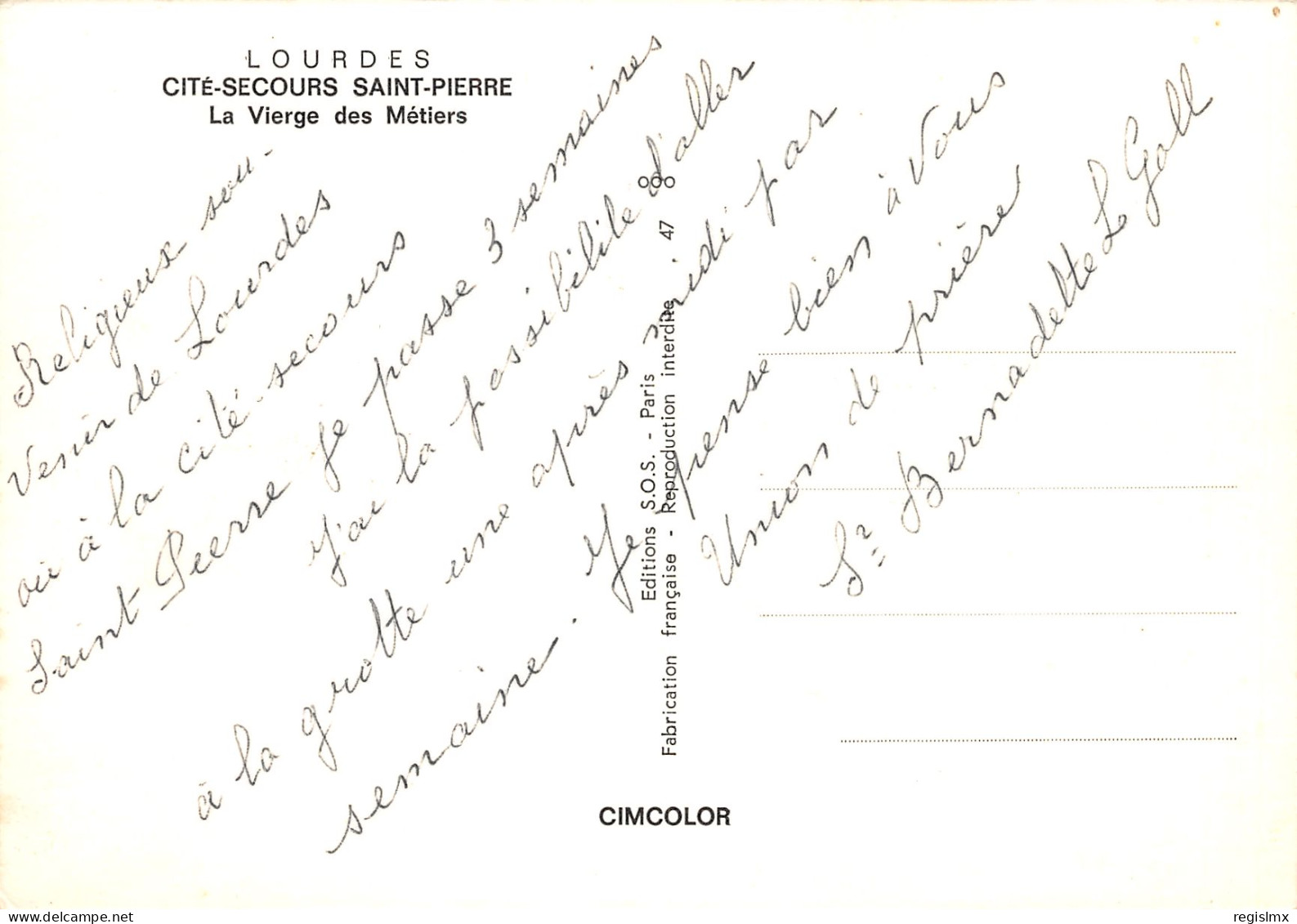 65-LOURDES-N°3465-B/0351 - Lourdes