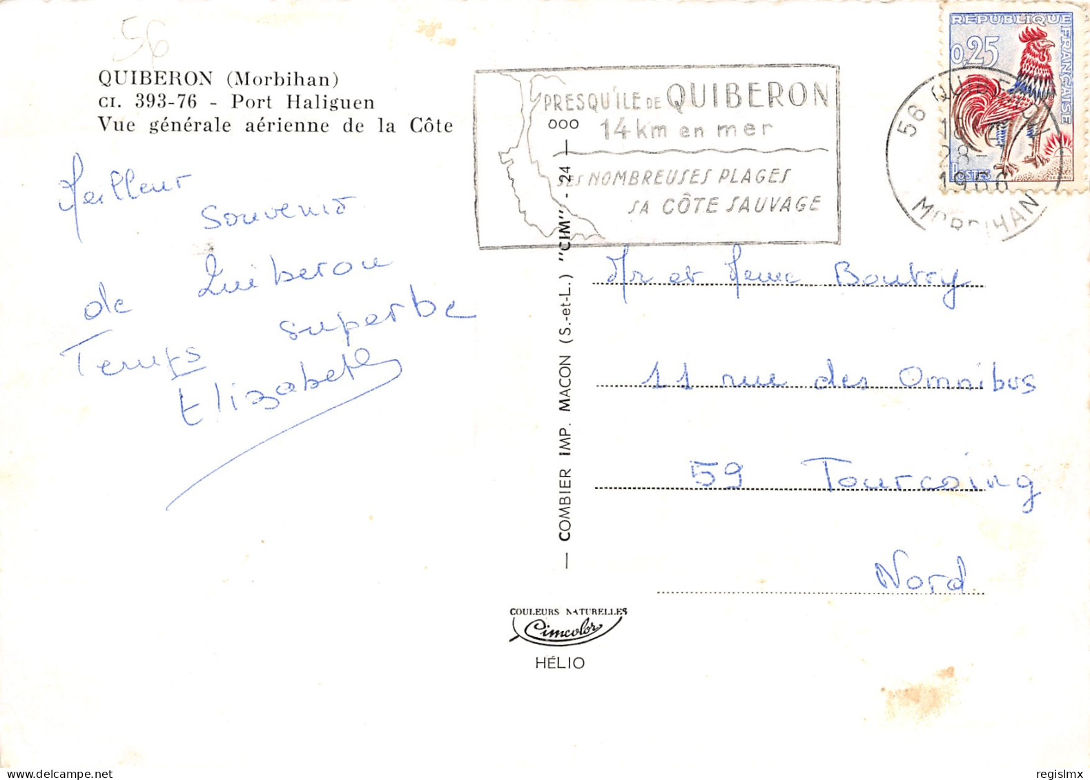 56-QUIBERON-N°3465-B/0187 - Quiberon