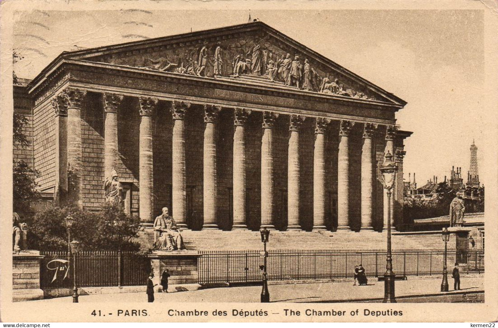 CPA 75 PARIS Chambre Des Députés - Andere Monumenten, Gebouwen