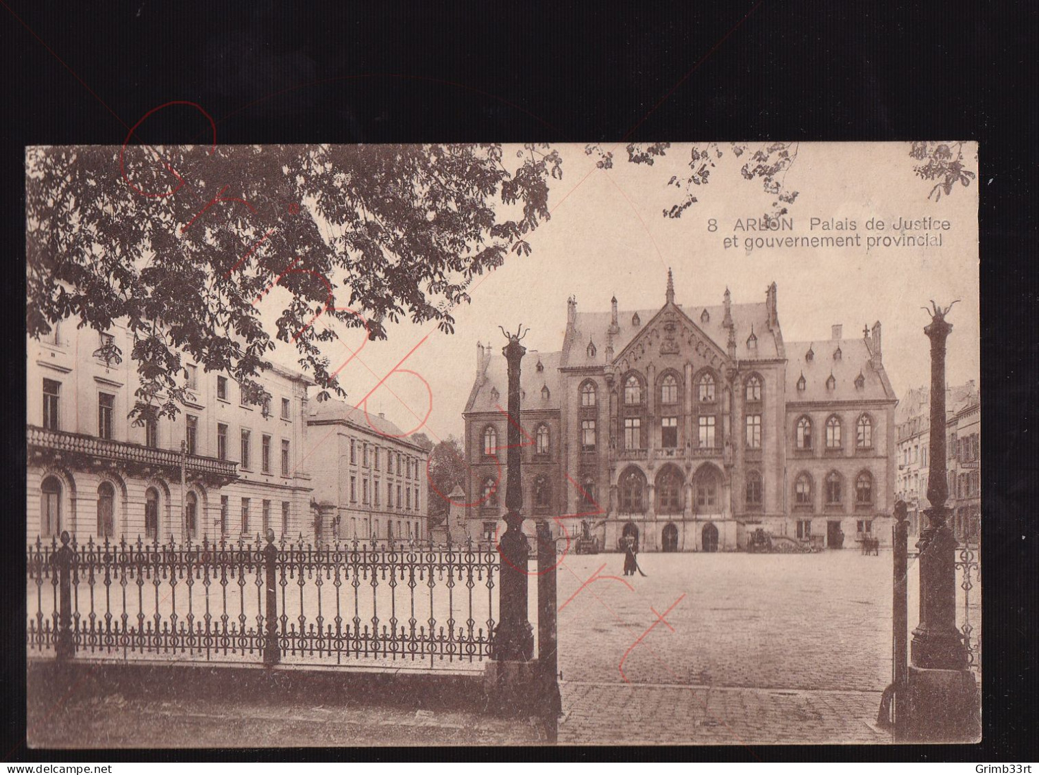 Arlon - Palais De Justice Et Gouvernement Provincial - Postkaart - Aarlen