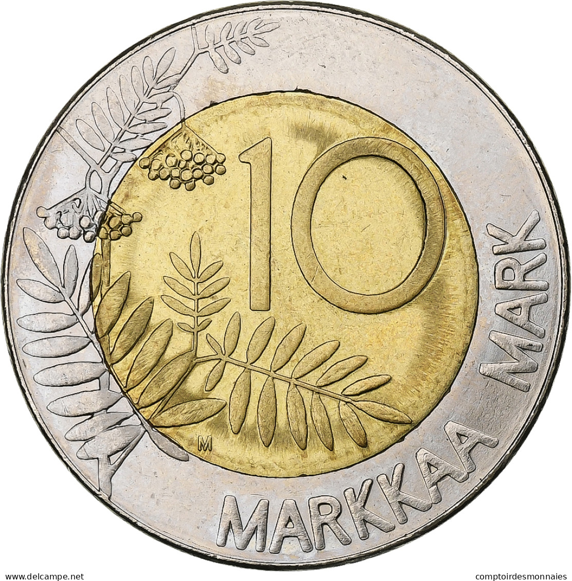 Finlande, 10 Markkaa, 2001, Vantaa, Bimétallique, TTB+, KM:77 - Finlande