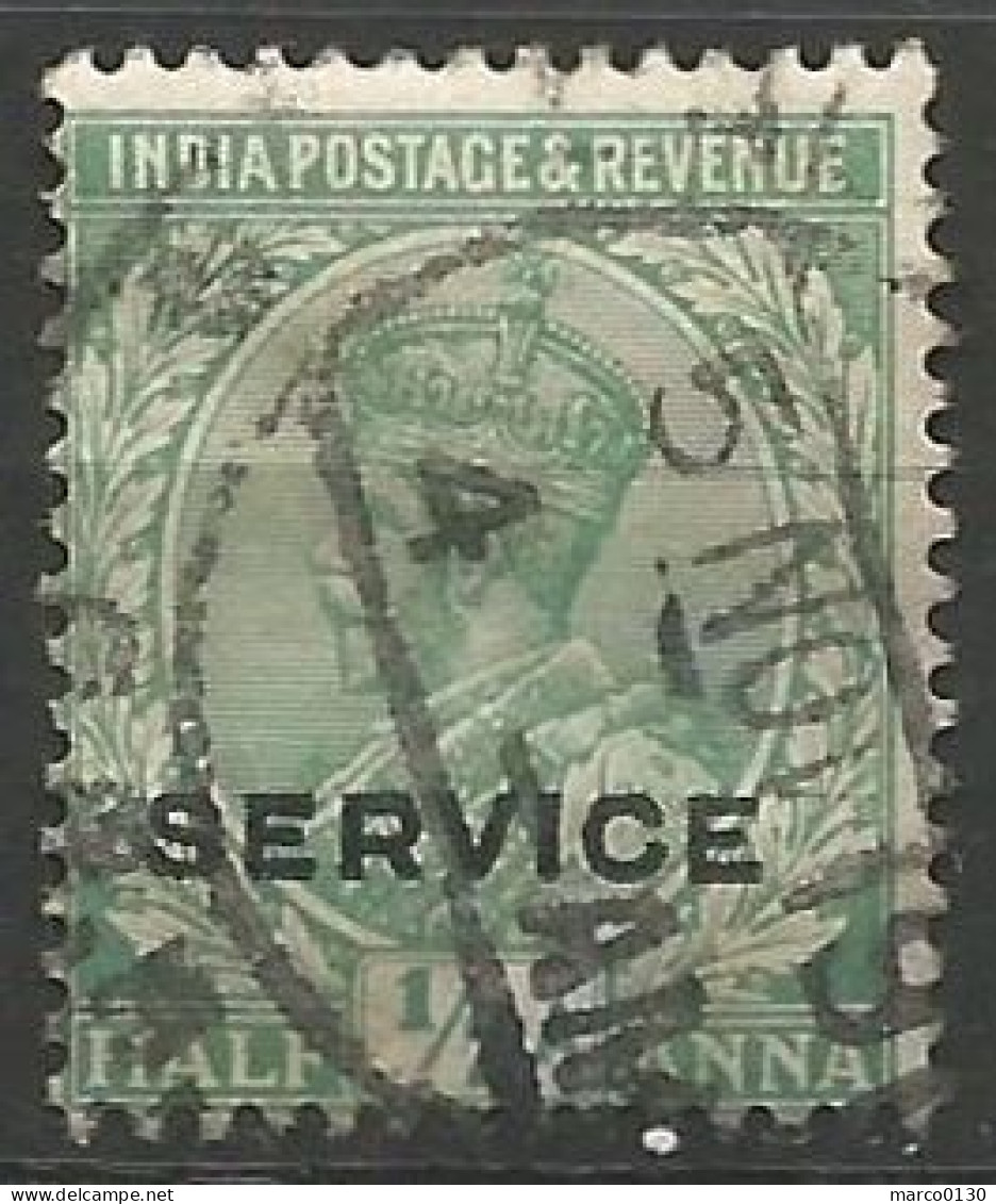 INDE ANGLAISE / DE SERVICE N° 55 OBLITERE - 1911-35 King George V