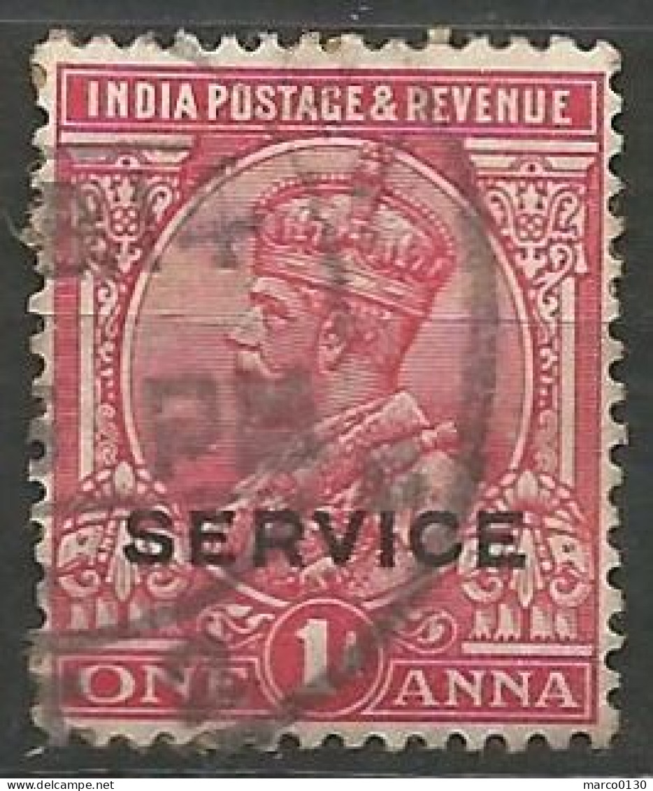 INDE ANGLAISE / DE SERVICE N° 56 OBLITERE - 1911-35 Koning George V