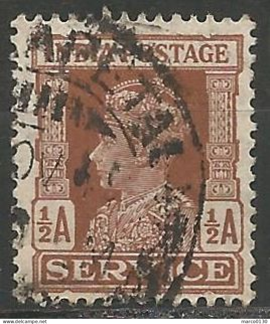 INDE ANGLAISE / DE SERVICE N° 106 OBLITERE - 1936-47 King George VI