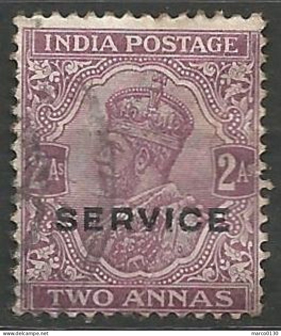 INDE ANGLAISE / DE SERVICE N° 57 OBLITERE - 1911-35 Koning George V