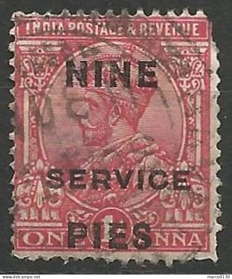 INDE ANGLAISE / DE SERVICE N° 67 OBLITERE - 1911-35 Roi Georges V