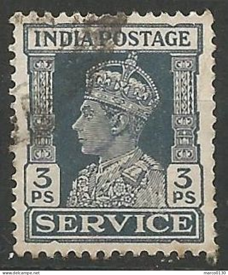 INDE ANGLAISE / DE SERVICE N° 105 OBLITERE - 1936-47 Koning George VI