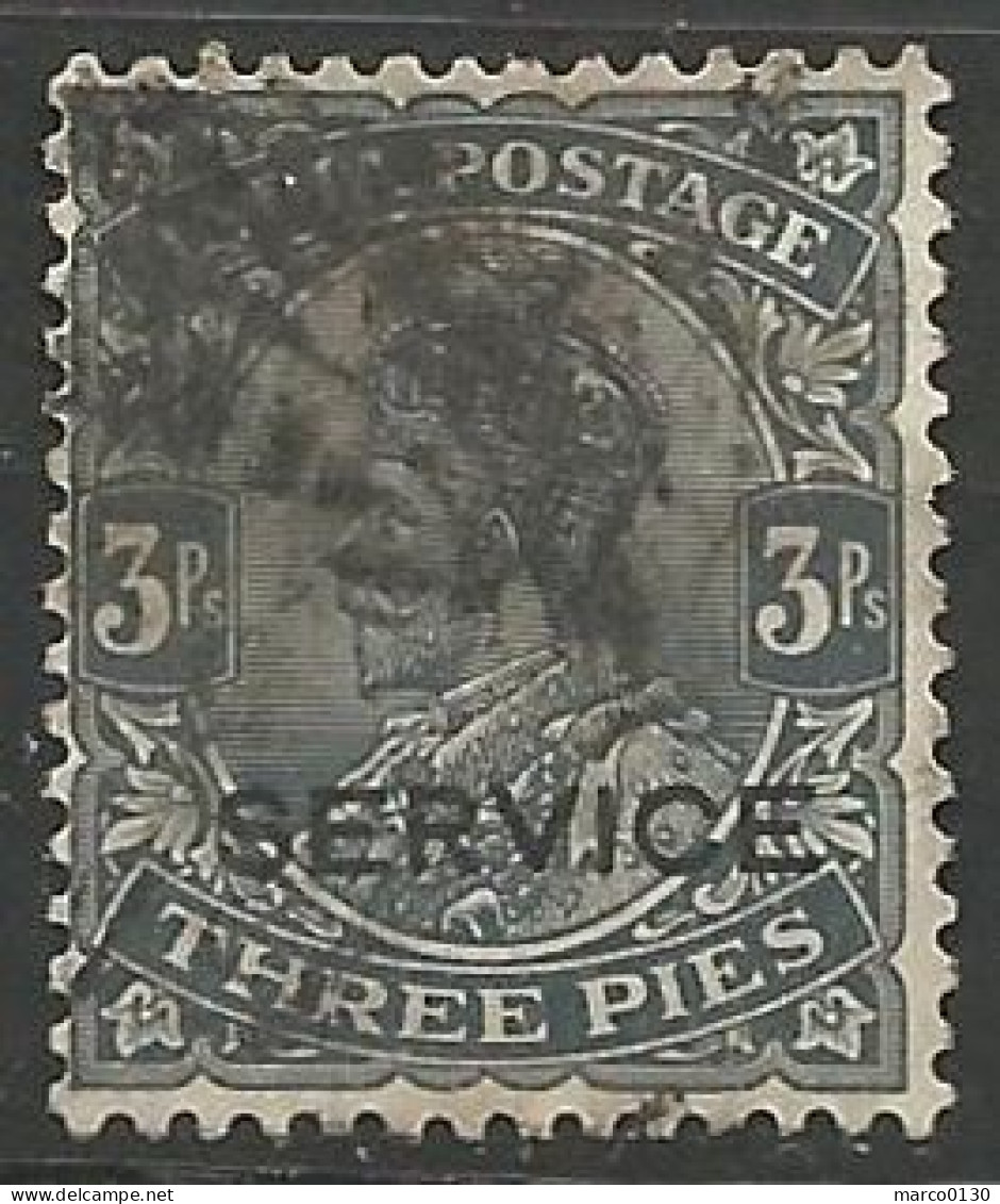 INDE ANGLAISE / DE SERVICE N° 54 OBLITERE - 1911-35 Koning George V