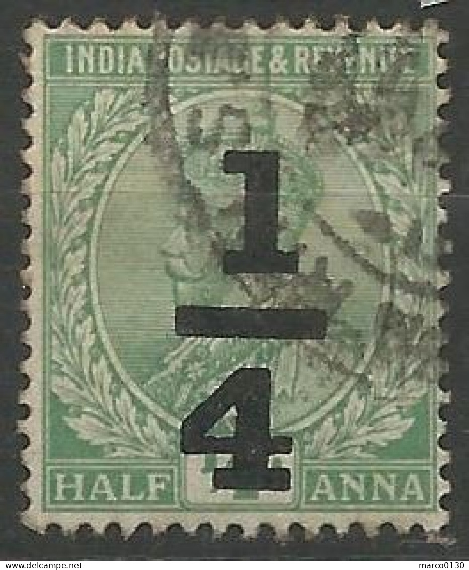 INDE ANGLAISE N° 44 OBLITERE - 1882-1901 Impero