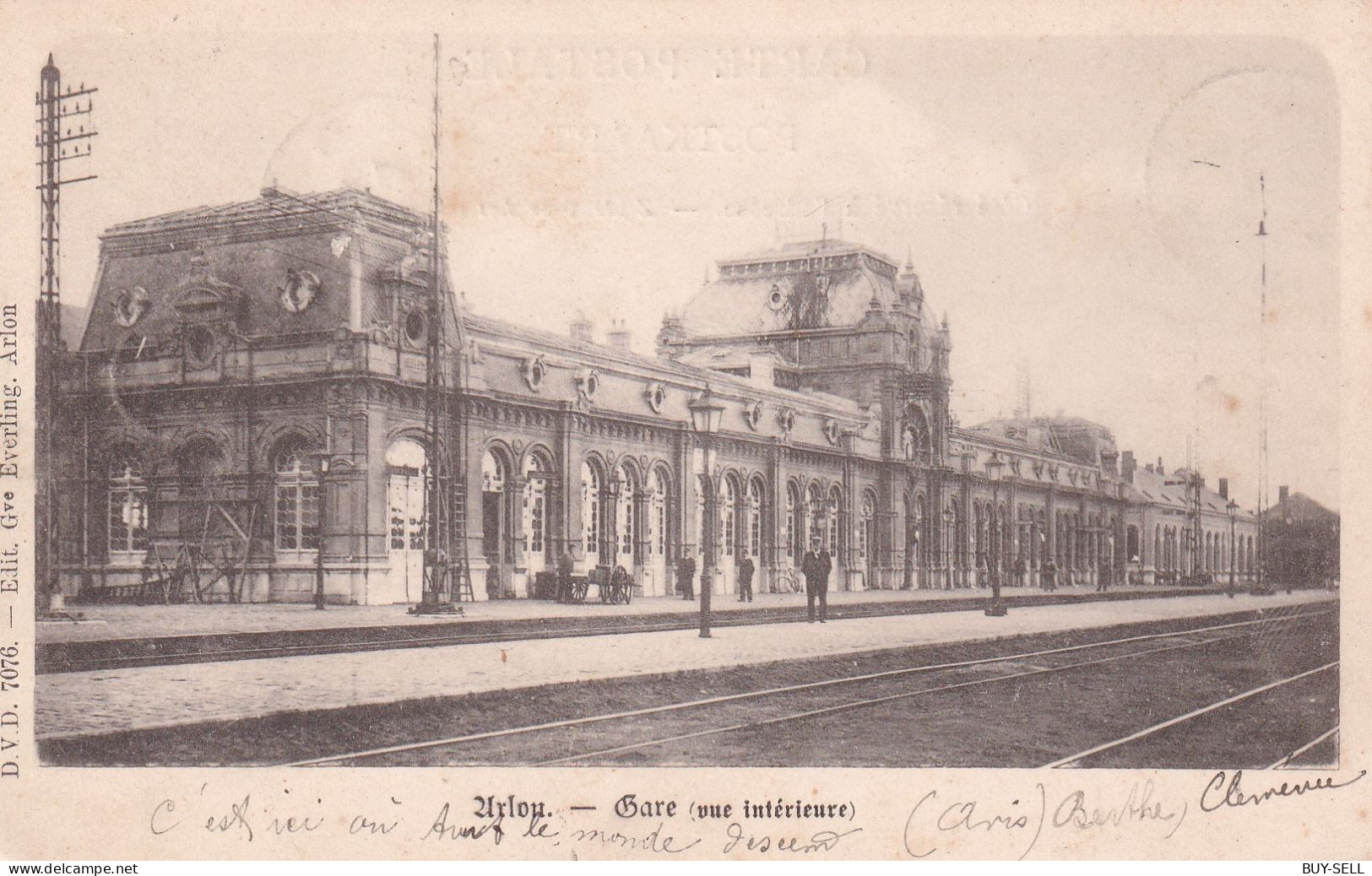 BELGIQUE - ARLON - Gare Intérieure - 1900 !!! - Arlon