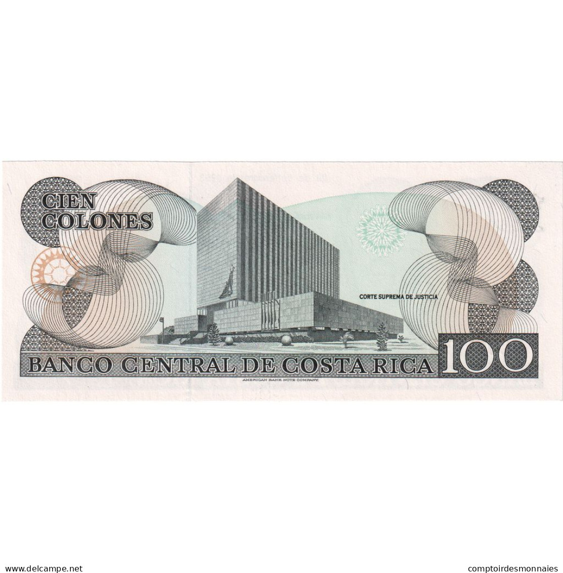 Billet, Costa Rica, 100 Colones, 1993, 1993-09-28, KM:261a, NEUF - Costa Rica