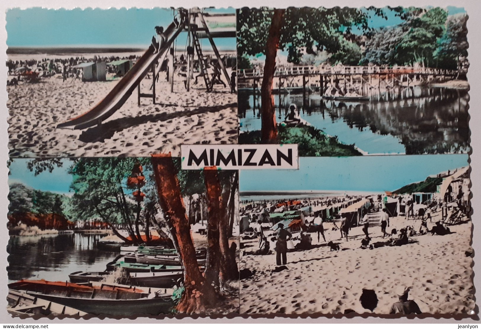 MIMIZAN PLAGE (40 Landes) - Jeu D'enfant / Toboggan / Barque - Mimizan