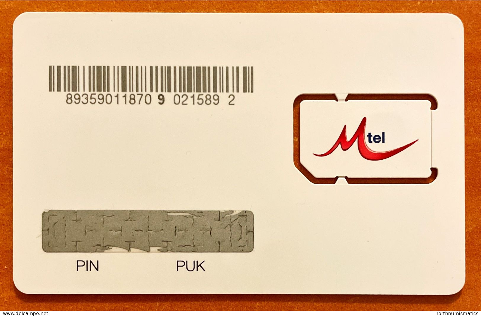 Mtel  Gsm  Original Chip Sim Card Unused - Sammlungen