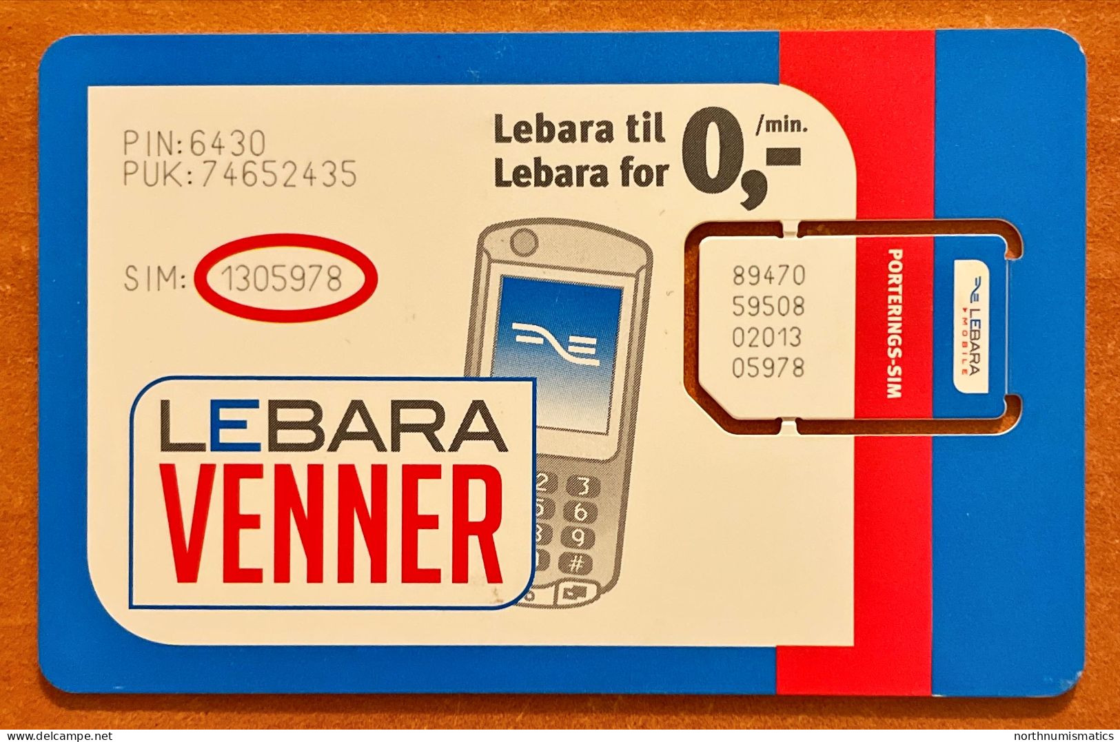 Lebara  Gsm  Original Chip Sim Card - Sammlungen