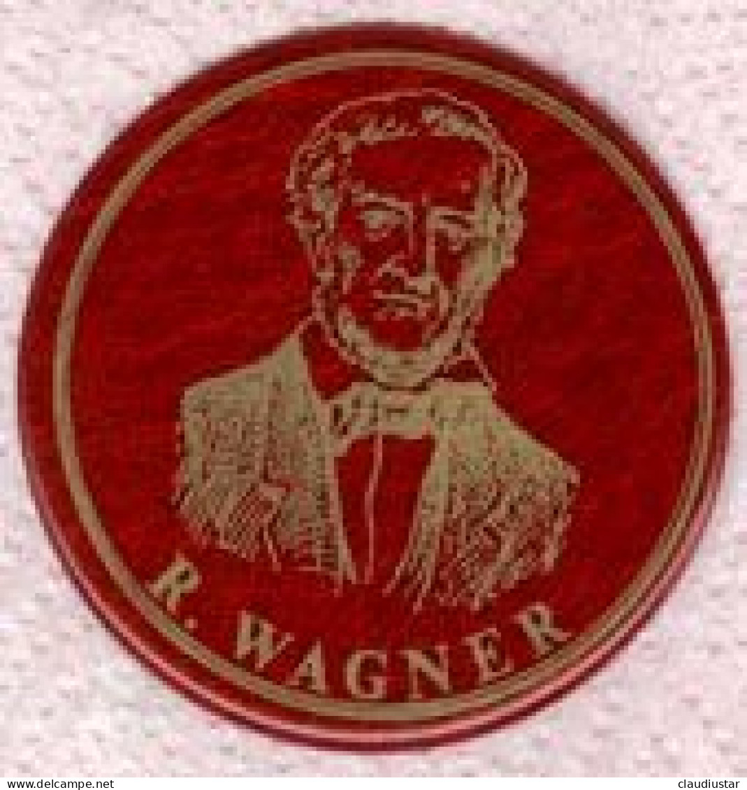 ** CARTE  R. WAGNER  +  SOCLE ** - Musique Et Musiciens