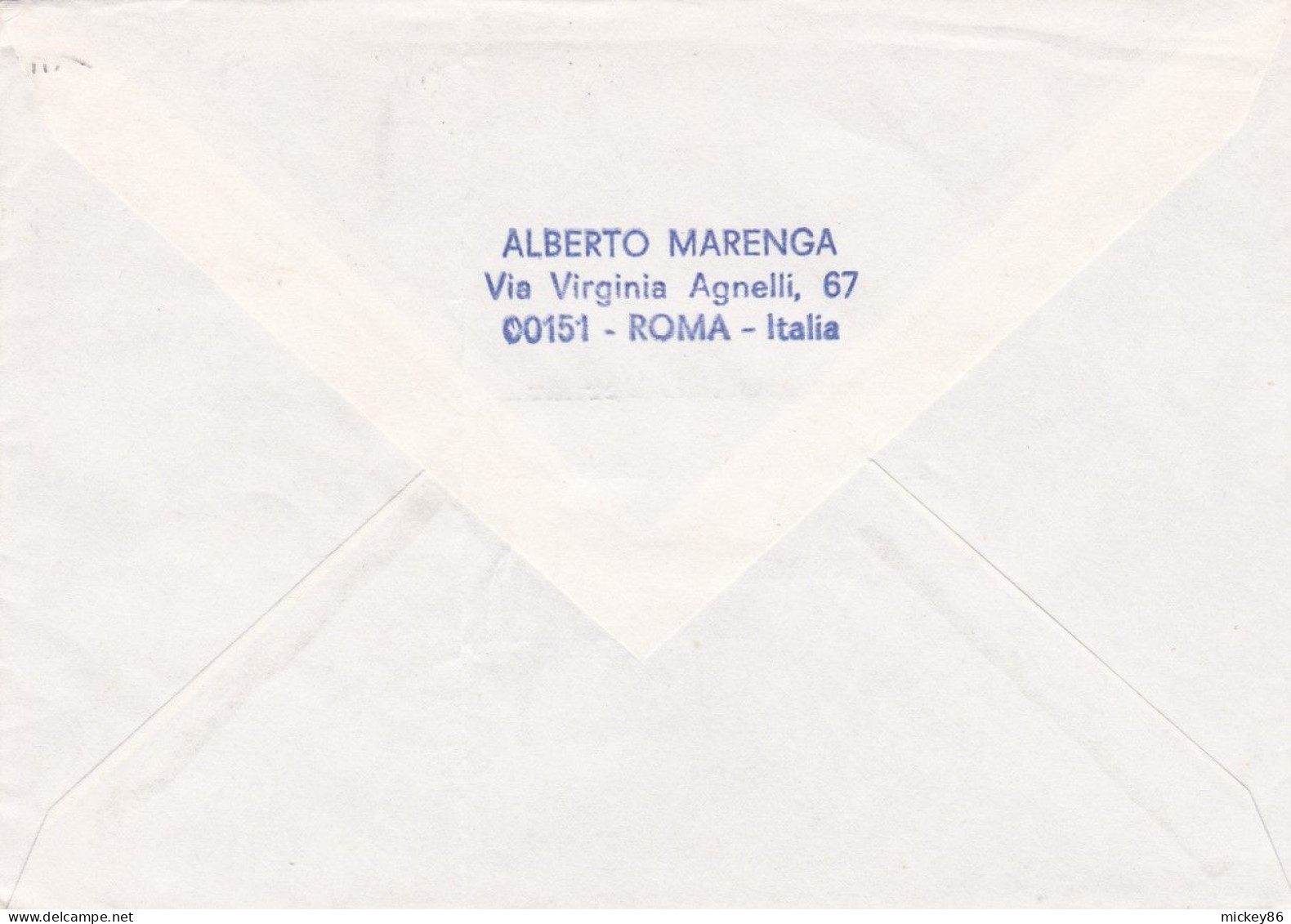 Italie -1974--lettre ROME  à Destination De MARSEILLE-13 (France) ...timbres  Sur Lettre , Cachet - 1971-80: Marcophilie