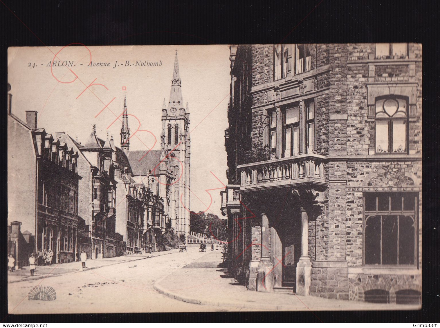 Arlon - Avenue J.-B.-Nothomb - Postkaart - Arlon