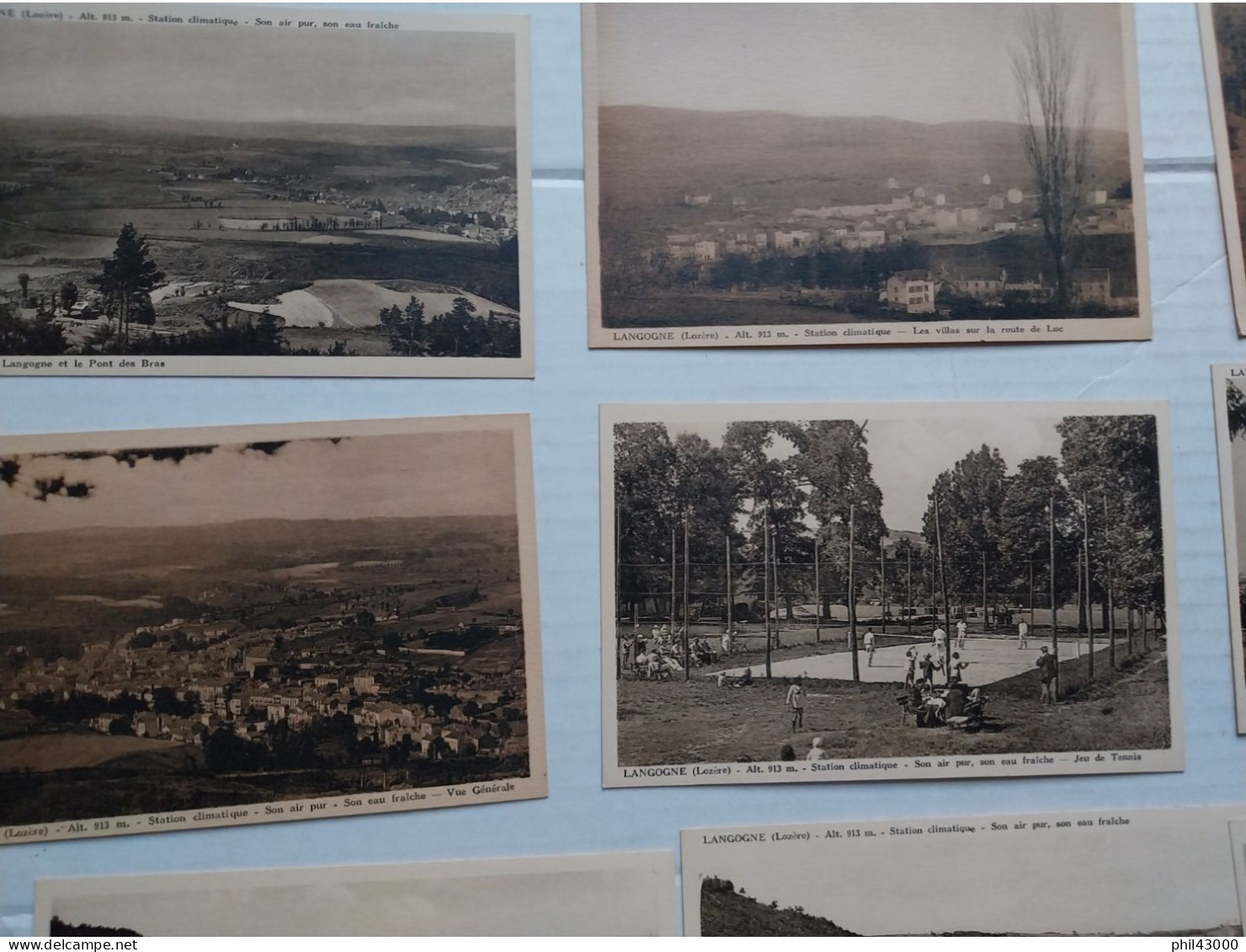 UN LOT 19 CPA SUR LANGOGNE LOZERE  ET SES ENVIRONS - Langogne