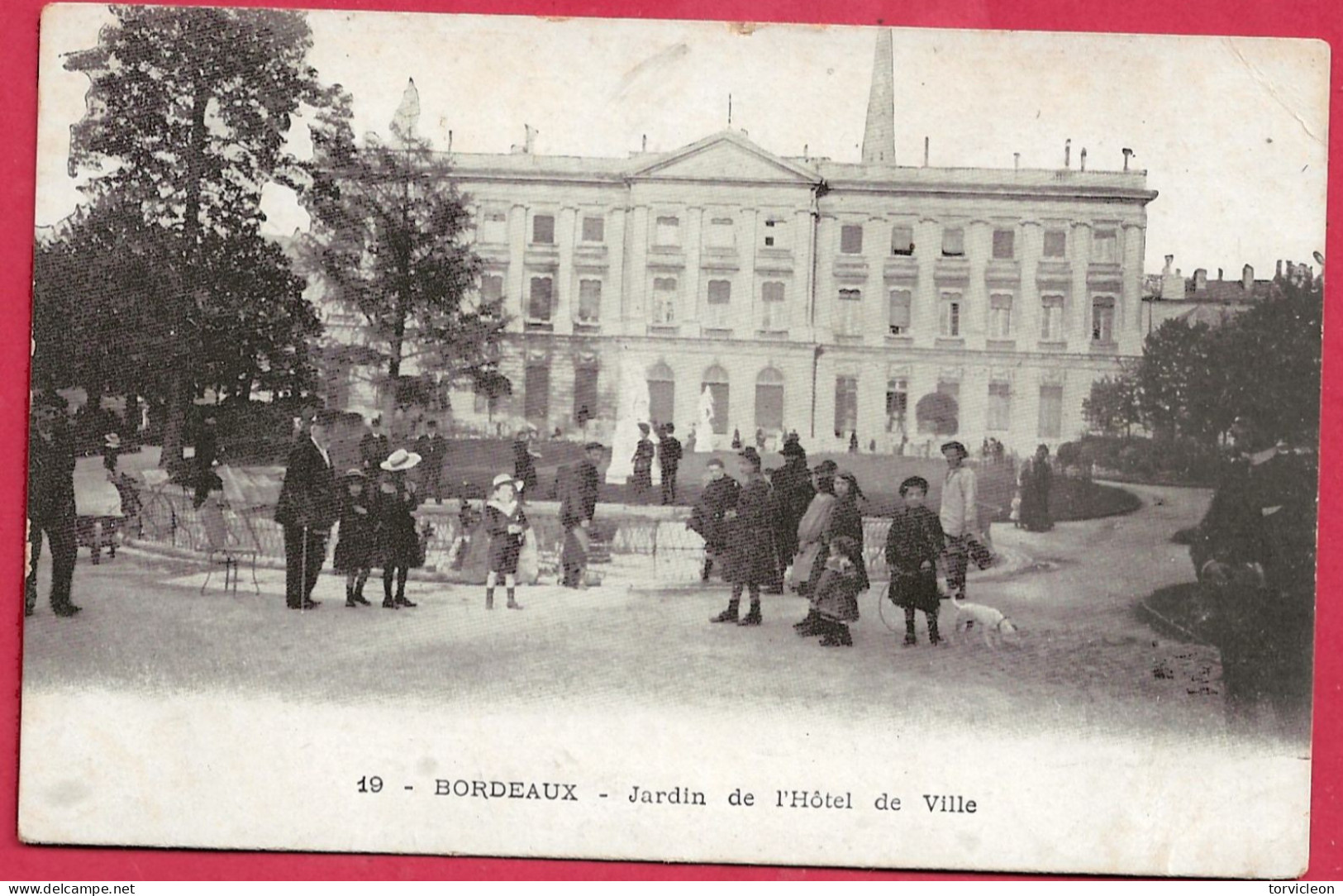 C.P. Bordeaux =  Jardin De L' Hôtel  De  Ville - Bordeaux