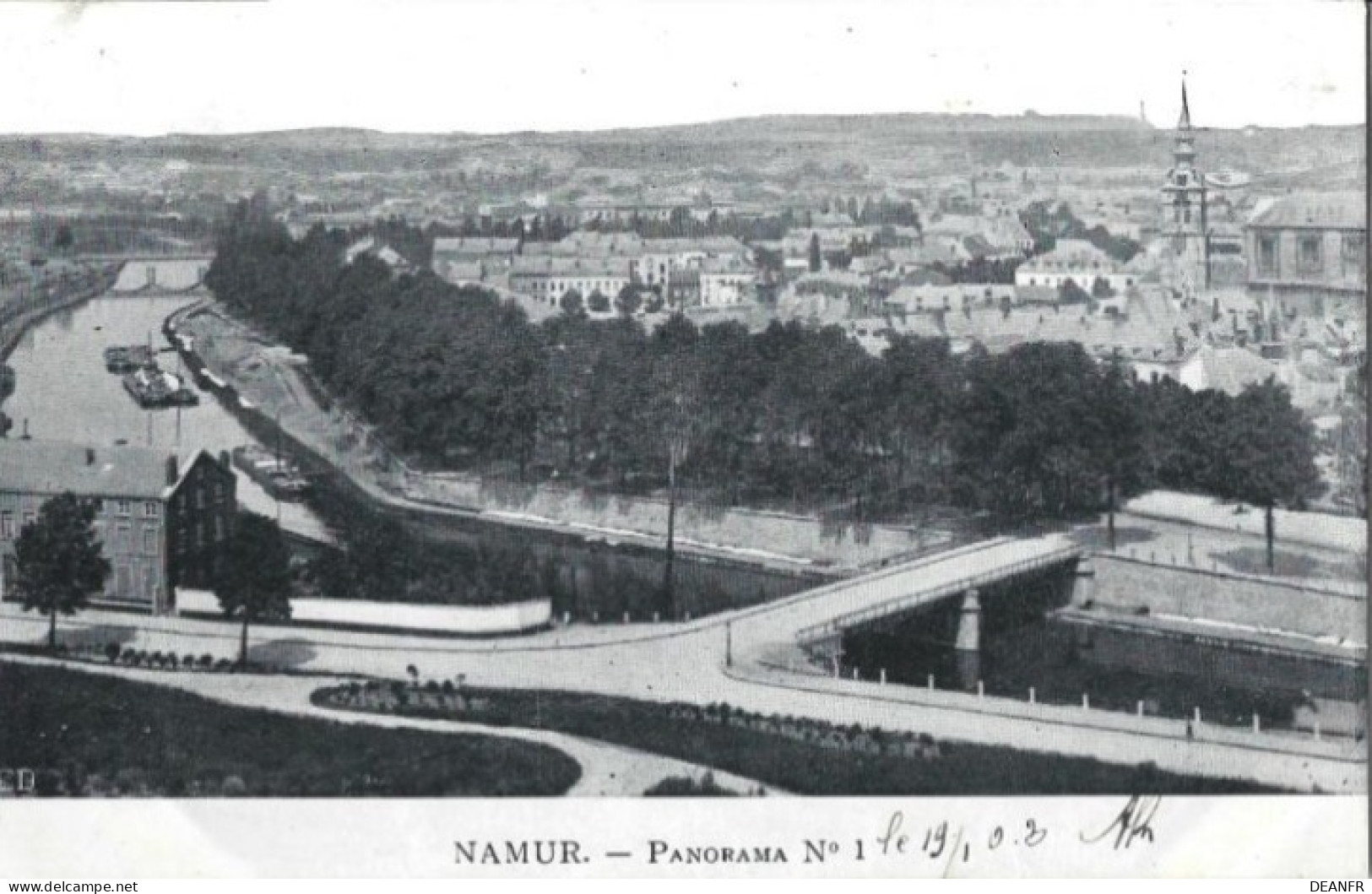 NAMUR : Panorama N° 1 + N° 2 + N° 3. Très Bon état. - Namur