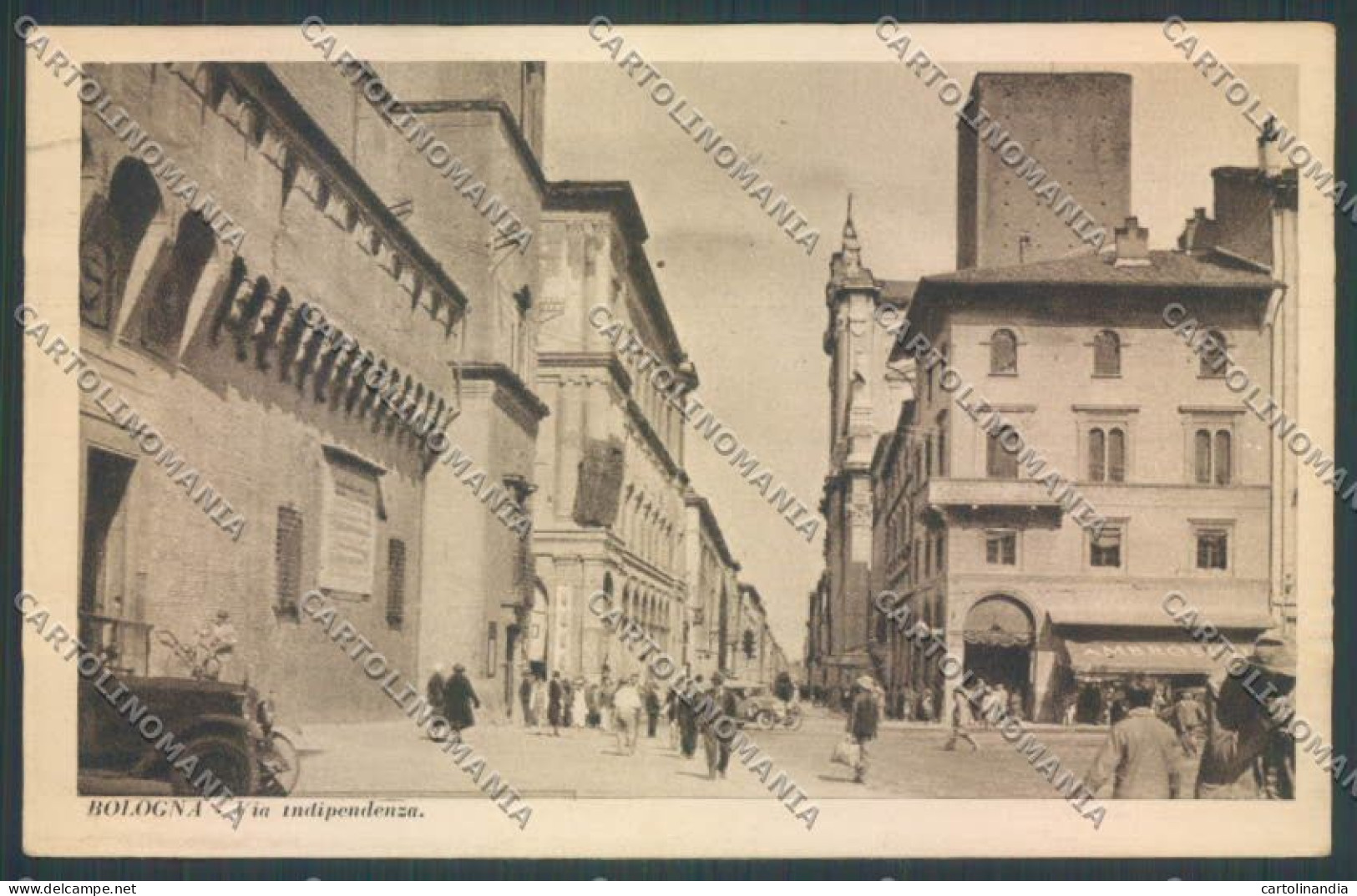 Bologna Città PIEGA Cartolina ZT1856 - Bologna