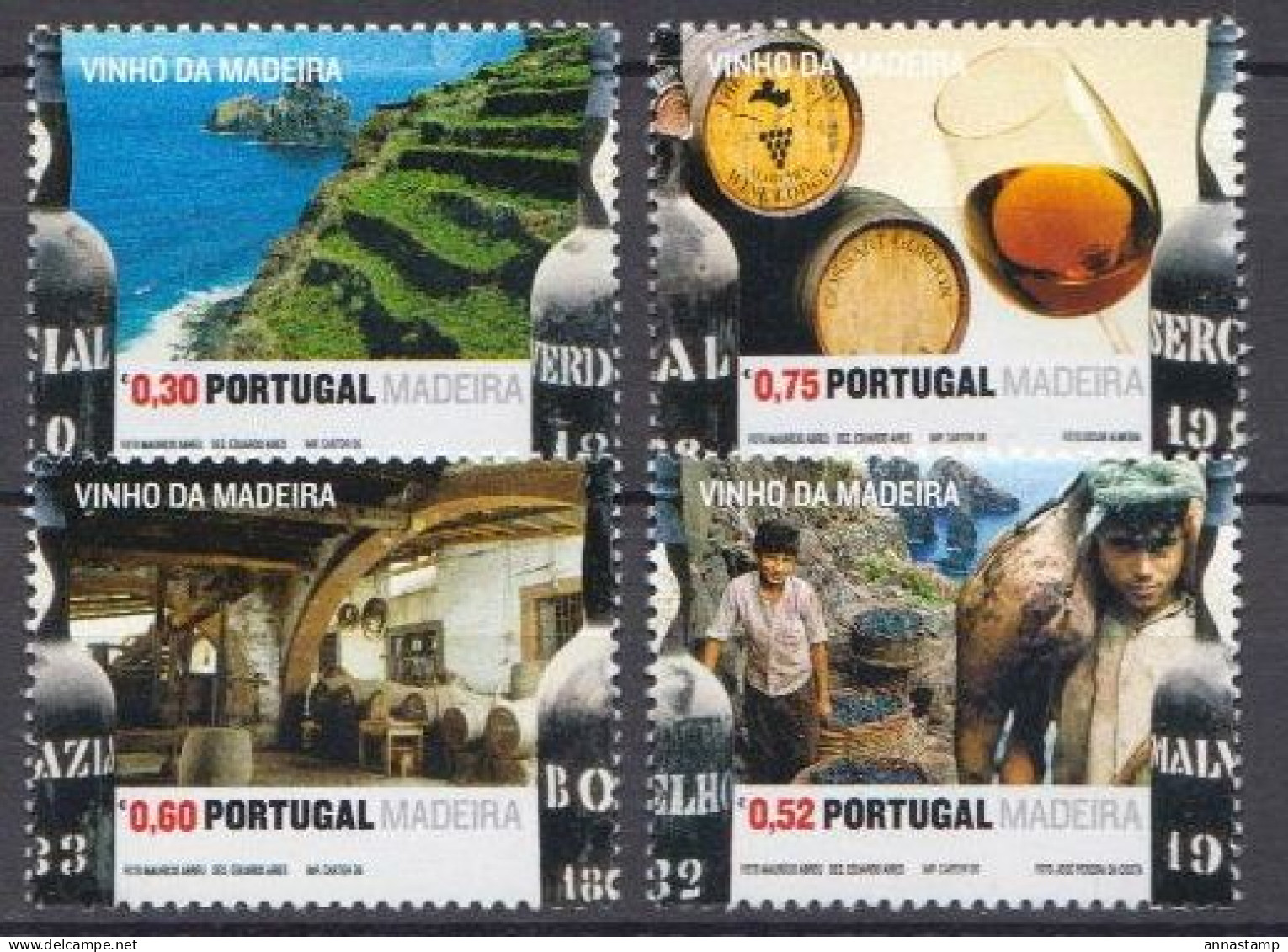 Madeira MNH Set - Wijn & Sterke Drank