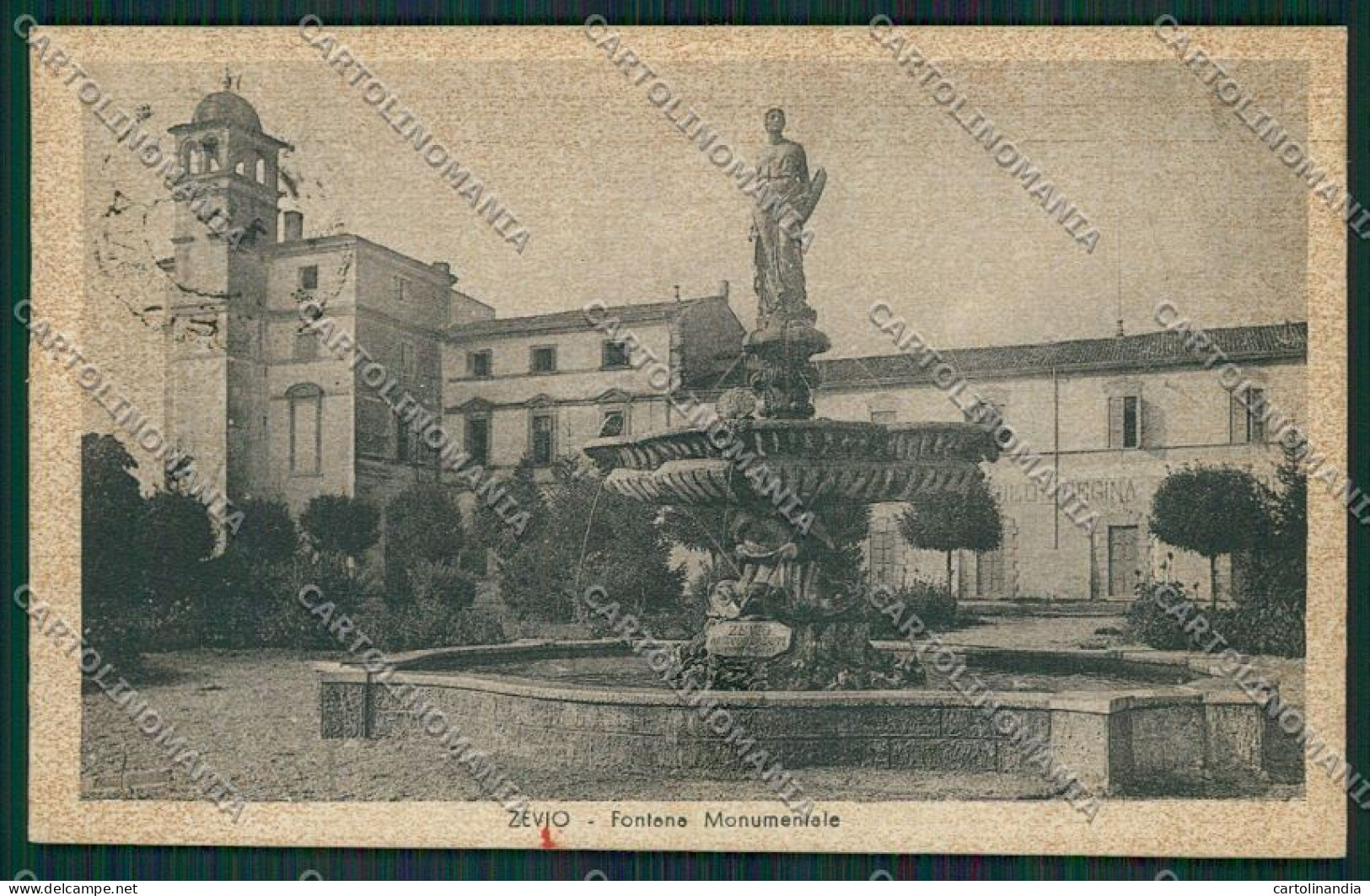 Verona Zevio Fontana Monumentale Cartolina ZC3704 - Verona
