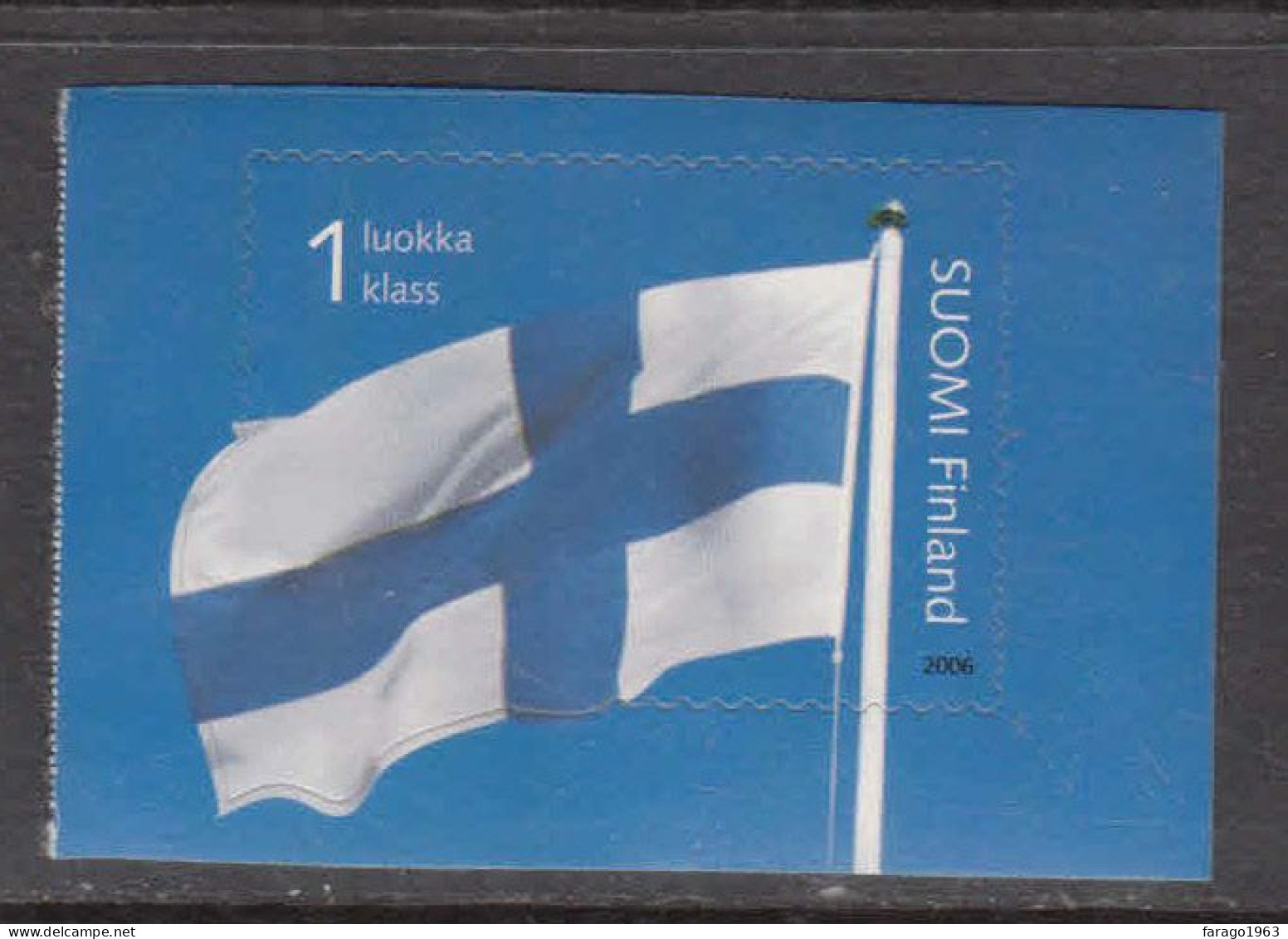 2006 Finland Flags Complete Set Of 1 MNH @ BELOW FACE VALUE - Neufs