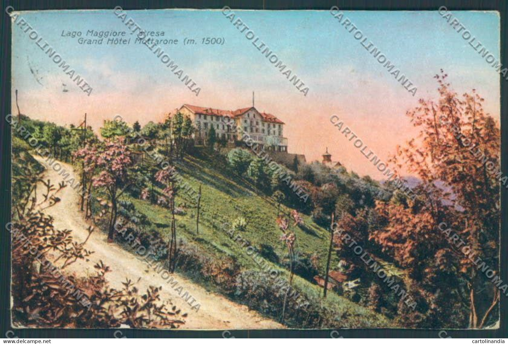 Verbania Stresa Mottarone PIEGHE Cartolina ZQ5184 - Verbania