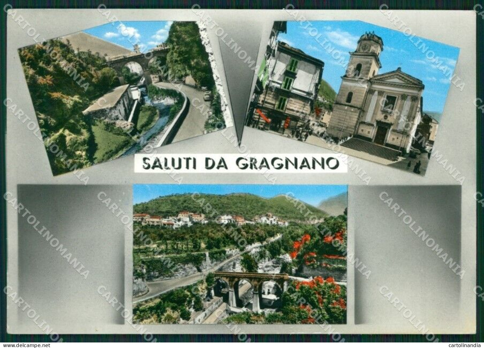 Napoli Gragnano Saluti Da PIEGHINA Foto FG Cartolina ZKM7248 - Napoli