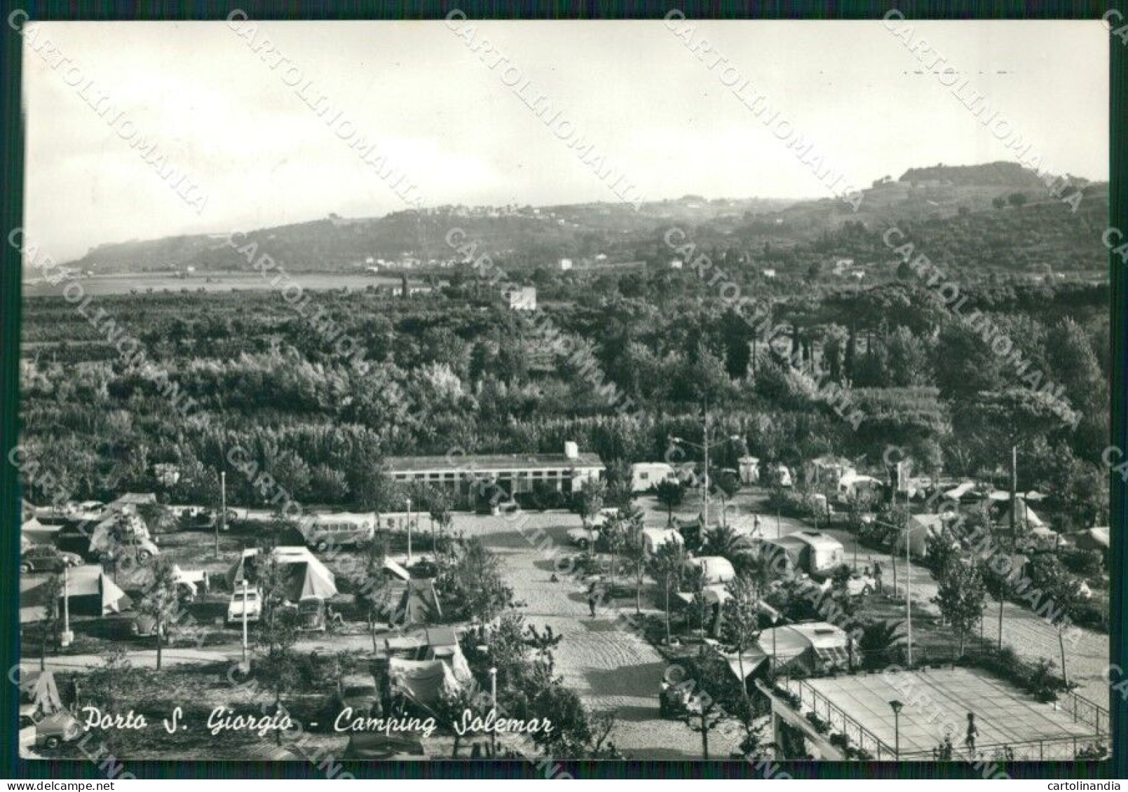 Ascoli Piceno Fermo Porto San Giorgio Campeggio Foto FG Cartolina ZK5572 - Ascoli Piceno