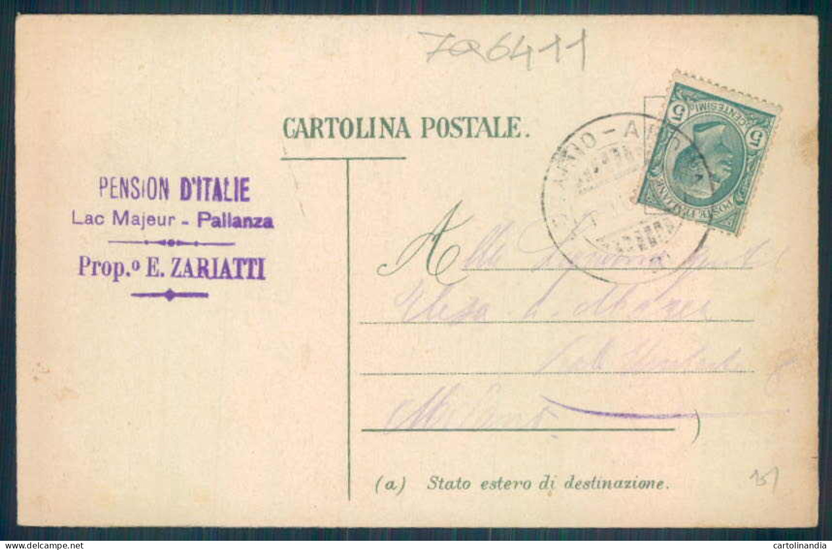 Verbania Pallanza Cartolina ZQ6411 - Verbania