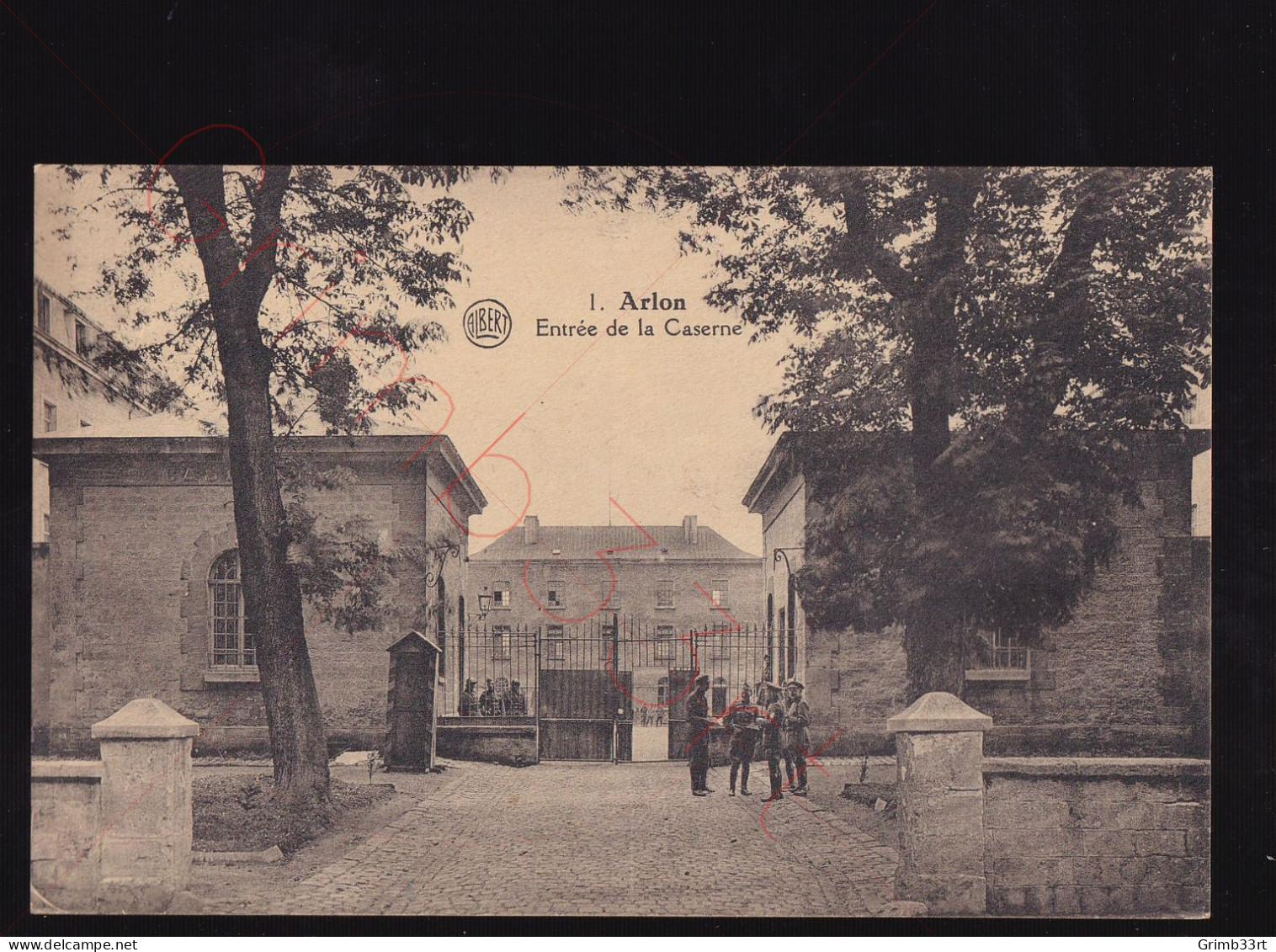 Arlon - Entrée De La Caserne - Postkaart - Arlon