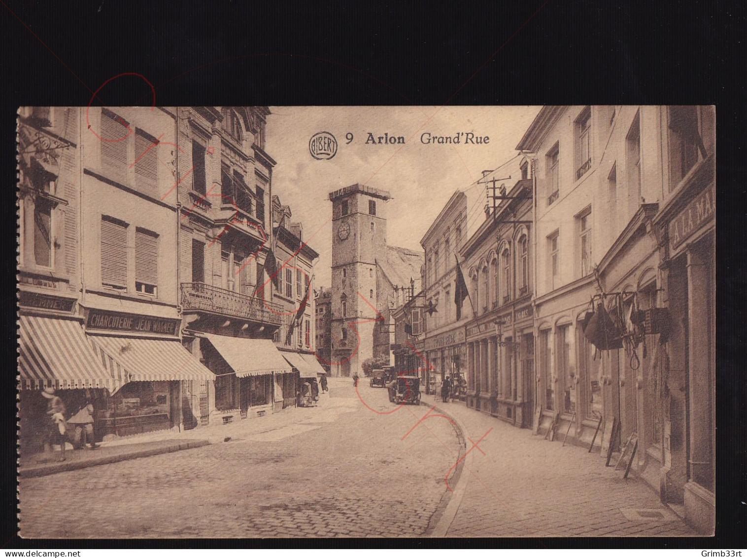 Arlon - Grand' Rue - Postkaart - Arlon