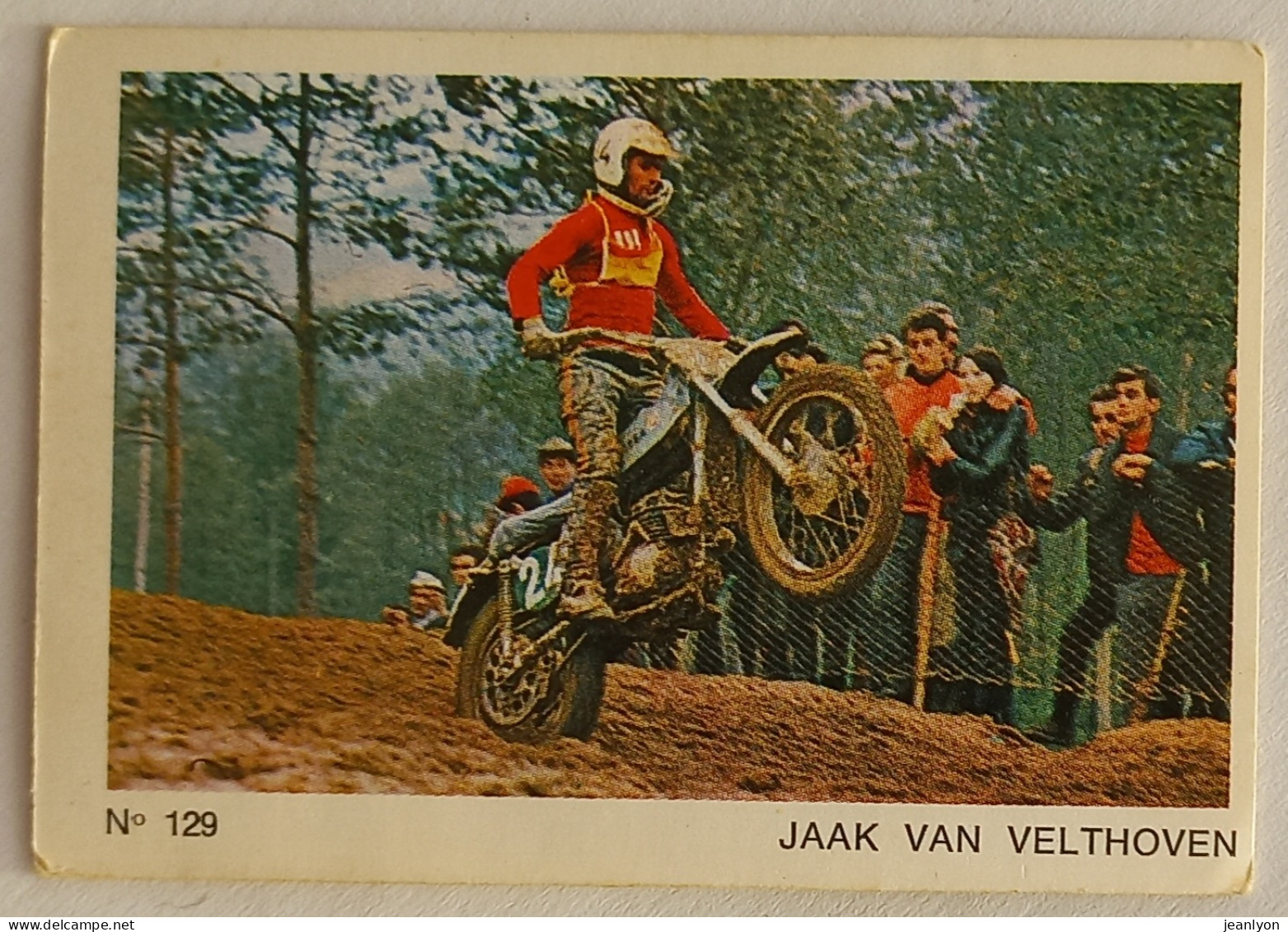 MOTO  - Jaak Van Velthoven / Champion Motocross - Image Petit Format  - Sonstige & Ohne Zuordnung